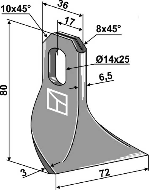Schlegel 80x36mm